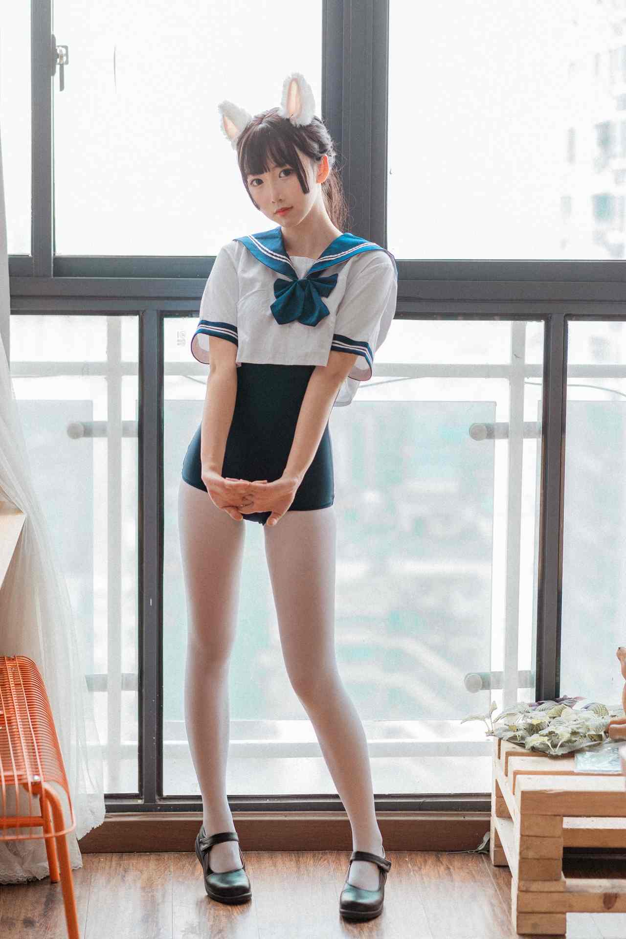 NO.099面饼仙儿水手服死库水展示【35P】-可宝主